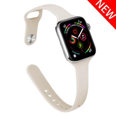 Tenký řemínek pro Apple watch band 44mm 40mm 38mm 42mm ultra 49mm Silikonový náramek correa iWatch série 6 se 5 4 3 7 8 45mm 41mm