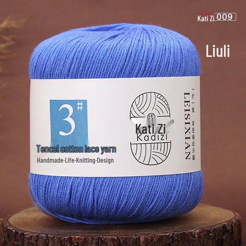 Mercerized Cotton Lace Yarn No. 3: DIY Hand-Knitted Crochet for Children - Spring/Summer Sweater & Coat - Free Shipping