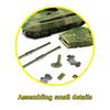 Military Tank 3D DIY Puzzle Model Assembly Paper Jigsaw Puzzle Toys for Children Kid Early Learning Educational Toy Funny Gifts