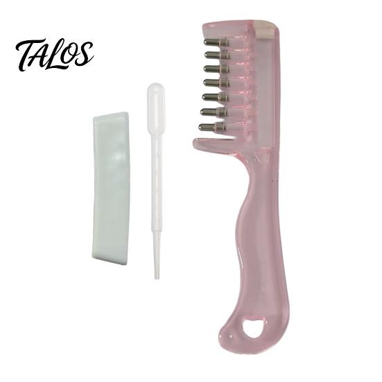 Essential Oil Hair Comb Scalp Applicator Comb, Round Massage Ball Teeth Design, 10ml Capacity, for Growth Clear Leakproof Portable Liquid Dispenser
