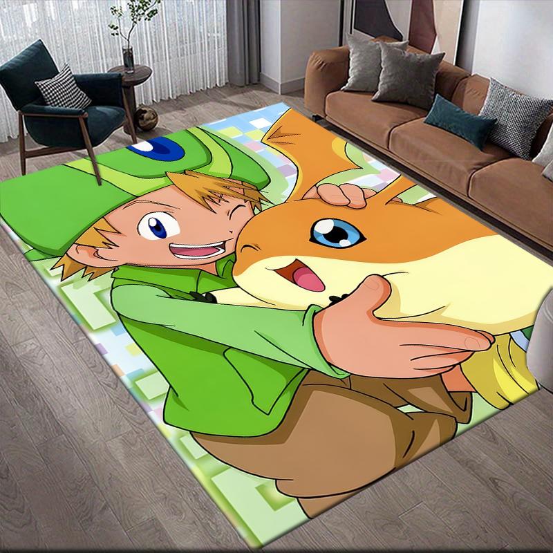 Digimon Friendship Area Rug, Digimon Fan Soft Carpet, Ideal Gift.chl 60x90cm