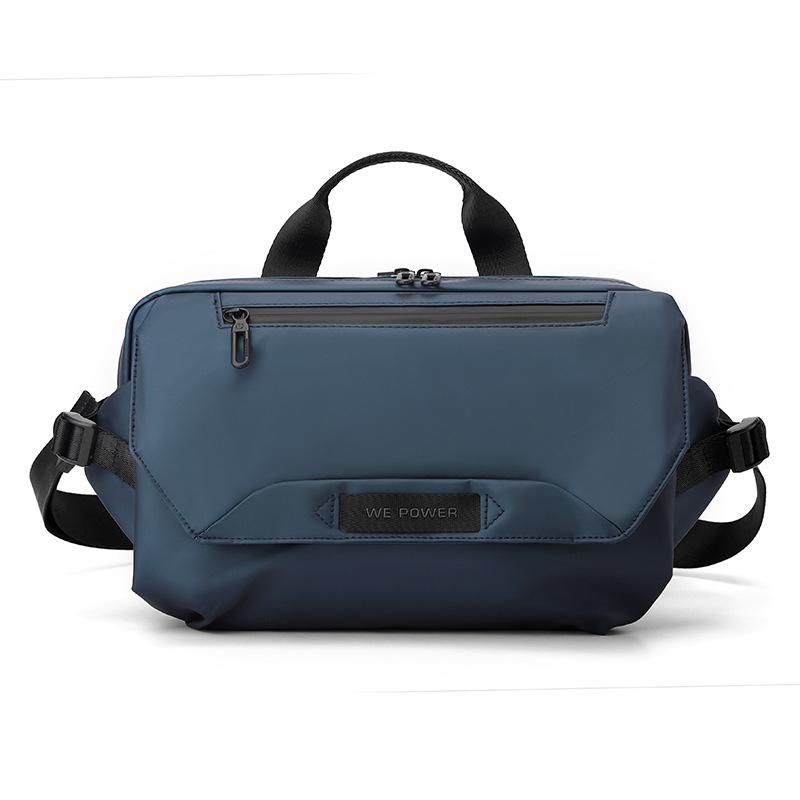 Multi-functional Portable Men's Shoulder Bag Waterproof Outdoor Sports Chest Bag Travel Waist Pack Crossbody Sling Bag