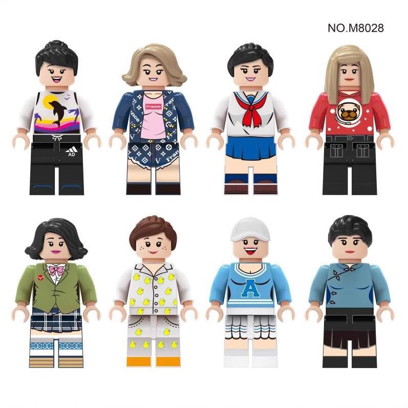 

M8026 M8028 M8006 Girl Princess Building Block Small Particle Toy Bag 4.5Cm height
