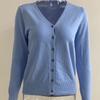 Jesień Nowy Slim Fit Casual Dzianinowy Kardigan Kobiety Moda Vintage Luźny Sweter z Dekoltem w Serek Kurtka Damska Zimowa Odzież Eleganckie Damskie Kardigany 25065