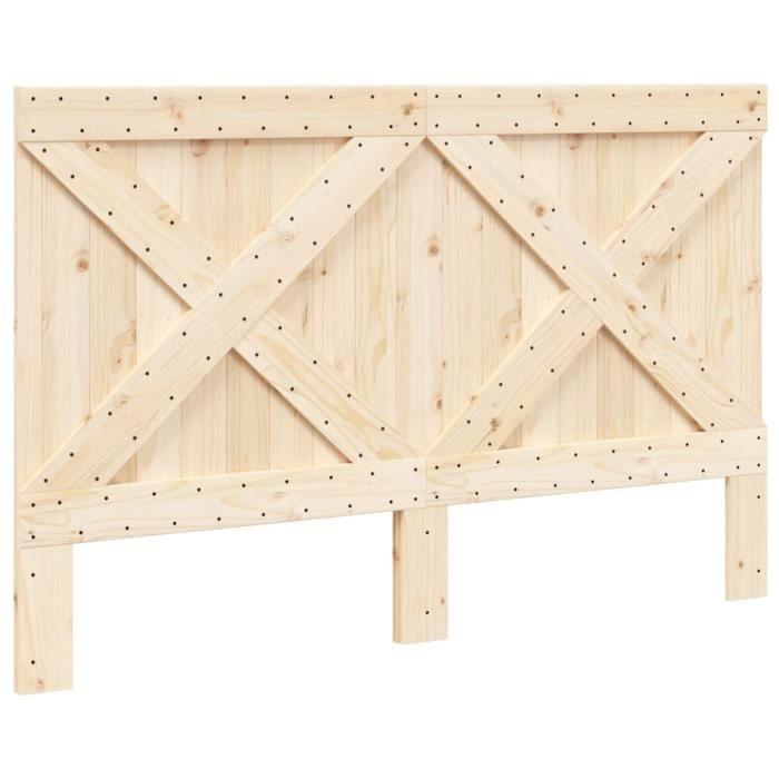 VidaXL Tête de lit 160x104 cm bois massif de pin 358407