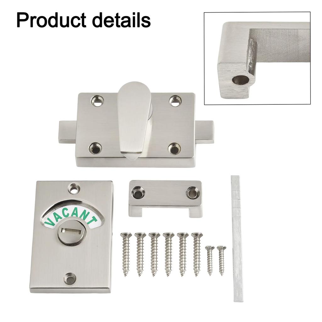 In High-Traffic Areas Vacant Occupied Lock Toilet Lock Public Restroom Lock Clear Indicator Functionality For Public Facilities