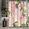 Elegant Pink and White Cherry Blossom Design Waterproof Shower Curtain – Perfect for Bringing Springtime Beauty to Your Bathroom