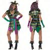 Halloween Parade Clown Costume With Polyester Fabric For Cosplay And Themed Parties