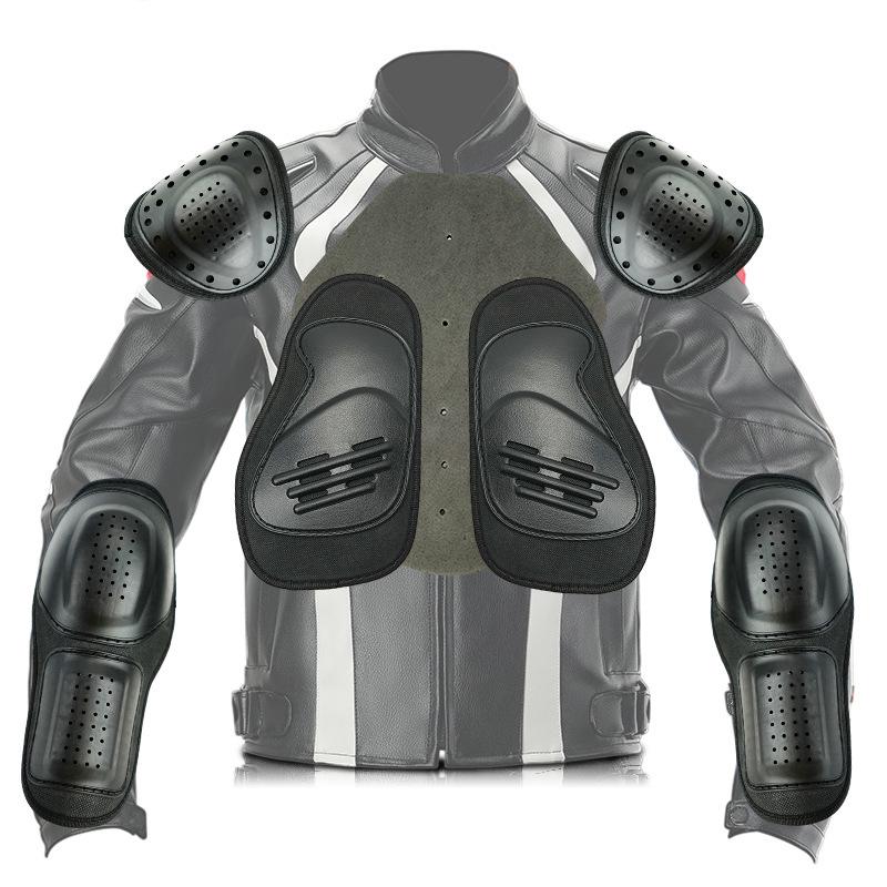 Unisex PU Leather Motorcycle Jacket: Four Seasons, Off-road, Anti-fall, Cycling Gear for Men & Women