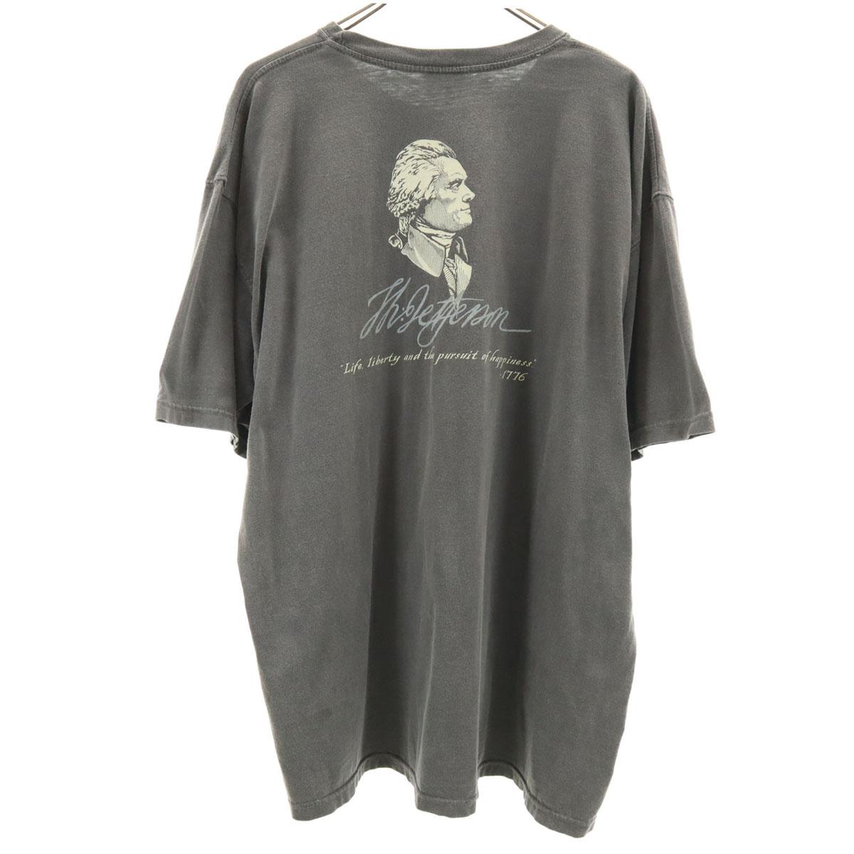 

CONFORT COLORS Томас Джефферсон, 3-й президент Соединенных Штатов Футболка с коротким рукавом Мужская Б/у