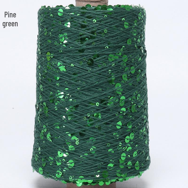 Siyue Ukraine Hand-Woven Cotton Sequin Yarn Fantasy Bead Wool Ball