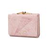 Wallet Women's New Washed Denim Pattern Clip Bag Multifunctional Card Bag Women's Premium Sense