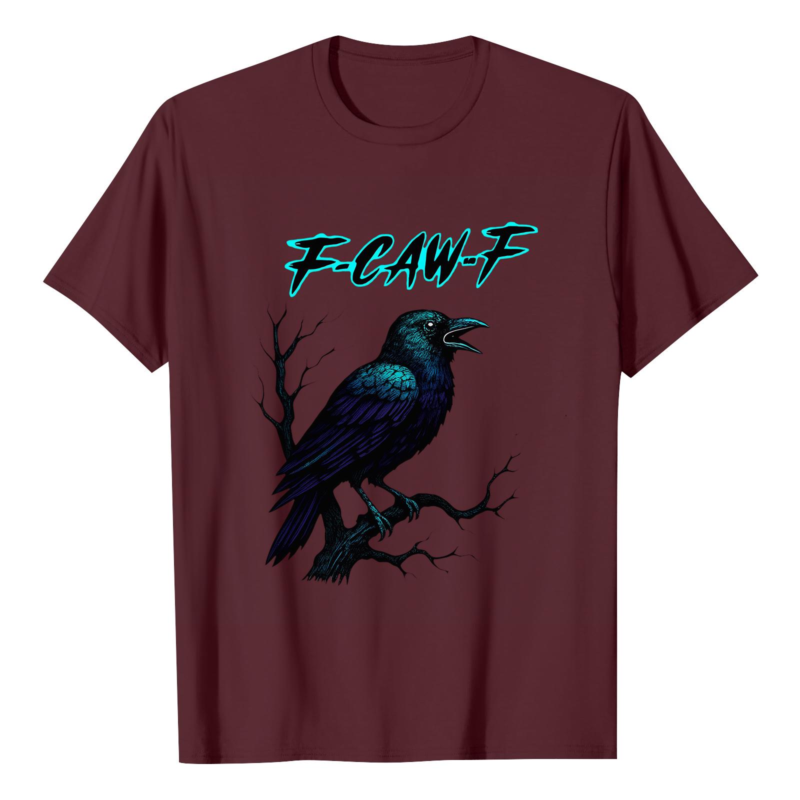 

F-CAW-F Женская повседневная футболка с коротким рукавом и принтом букв L