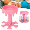 6 Shot Glass Dispenser Holder Bar Wine Whisky Beer Dispenser Rack Accessories Party Games Drinking ToolsPink