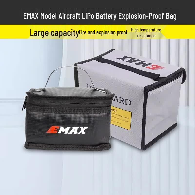 Drone Battery Explosion-proof Storage Bag 155x115x90mm чёрный