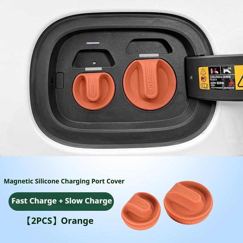 Per Chery Tiggo8 Tiggo9 Tiggo7 Serie Nuova Energia Copertura Protettiva Magnetica in Silicone per Porta di Ricarica Auto Copertura Impermeabile Antipolvere