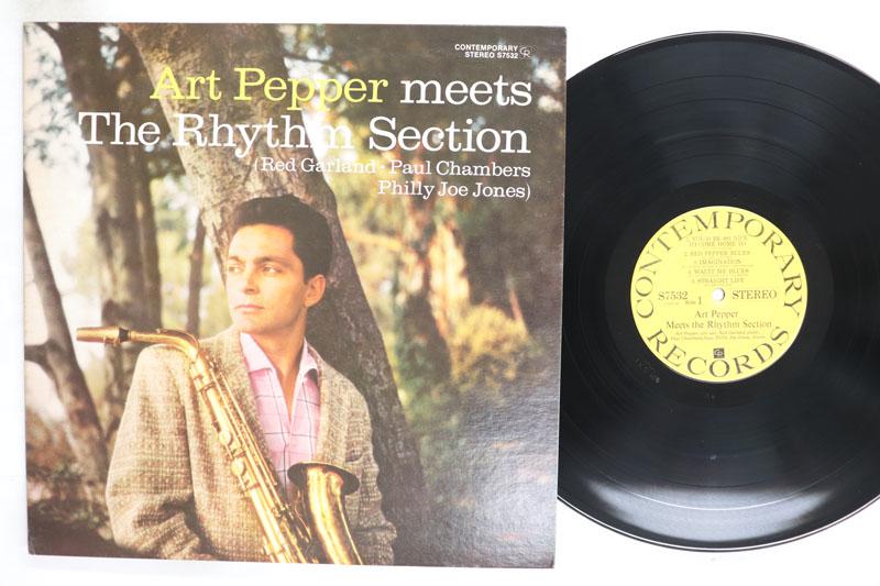 LP Record ART PEPPER Meets The Rhythm Section S7532 CONTEMPORARY 1973 US Jazz Used