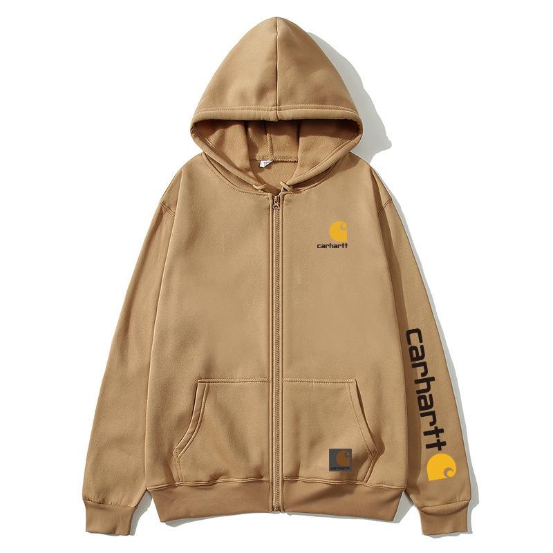 Carhartt Print Reißverschluss Hoodie für Damen & Herren: Trendige Herbst-/Winter-Oberbekleidung