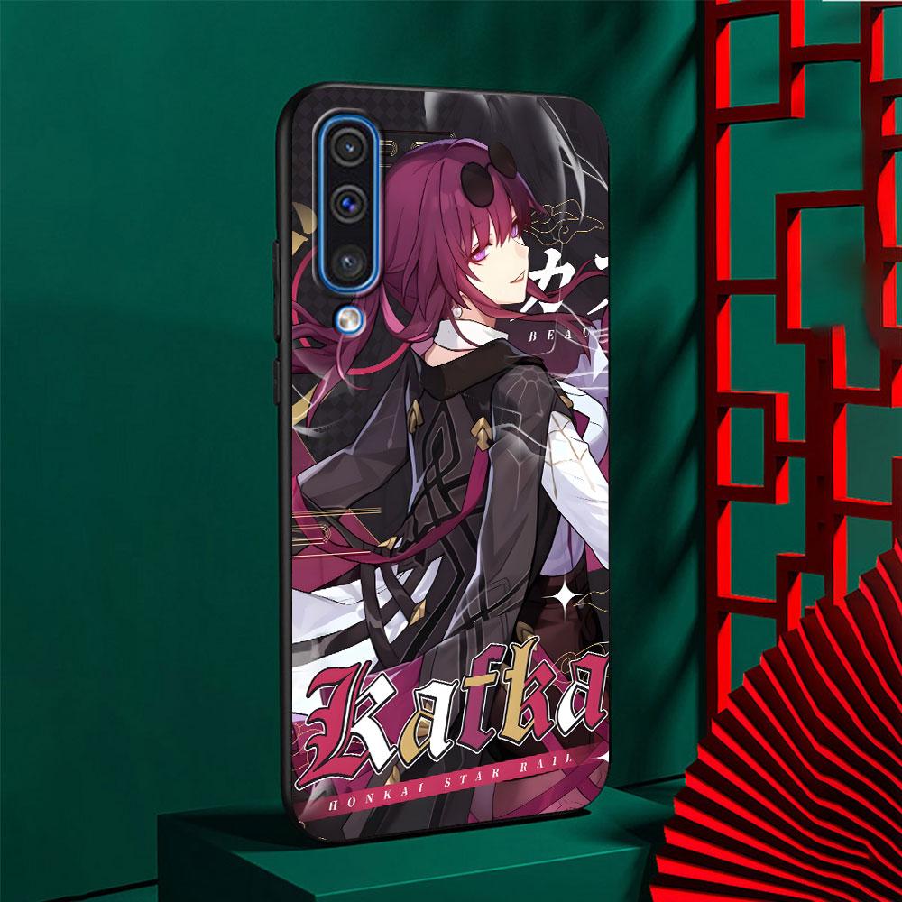 Rail Kafka Honkai Star Case for Samsung Galaxy A03 A04s A20 A30 A20e A70 A70s A50 A40 A30s A50s A20s A10s TPU Black Phone Cover