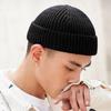 Kurze Skullcap Koreanischer Stil Melonenmütze Retro Strickmützen Herbst und Winter