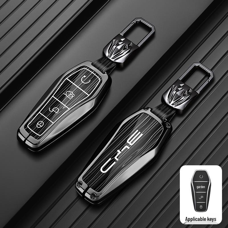 BYD S7 Key Shell Cover for S6, F3, G6, E6, G3, L3, F0, M6 - Metal Key Case