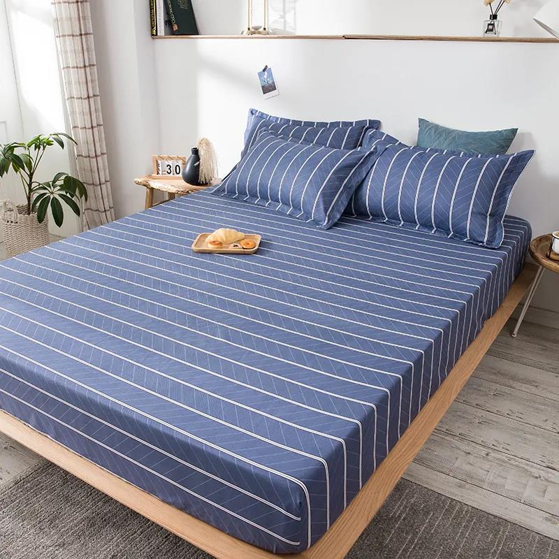 Jednoczęściowy, antypoślizgowy, odporny na zużycie, bawełniany pokrowiec na materac ochraniacz na materac do sypialni 2,0 m