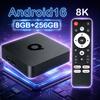 Cutie Smart TV Q1 Android 16 Set Top Box 8K 8GB 32GB 128GB 256GB Memorie Mare Suport Dual Wifi 5G Asistent Google Player Media