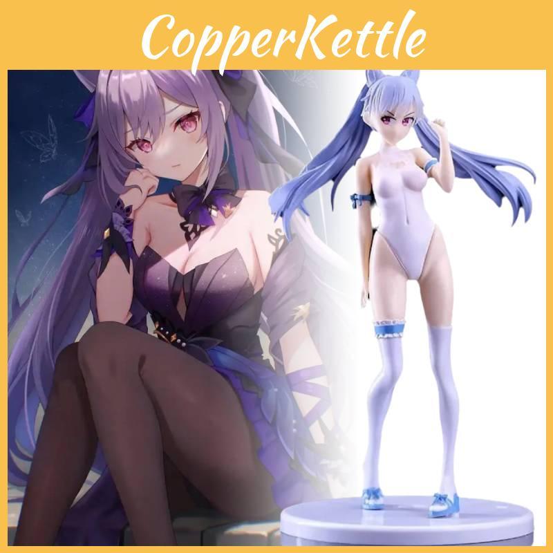 Keqing Genshin Impact Swimwear Figurine Game Cartoon Model Statuary Gift Toy
