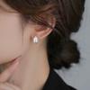 Women Luxury Zircon Leaf Design Elegant Fashion Earrings Jewelry