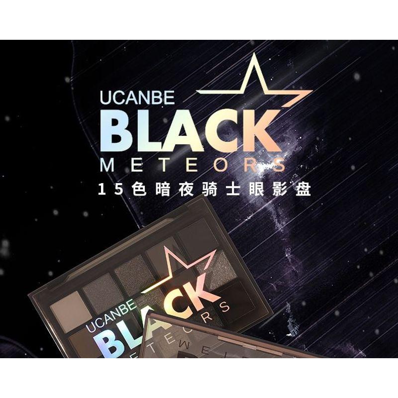UCANBE - Black Meteors 15-Color Eyeshadow Palette