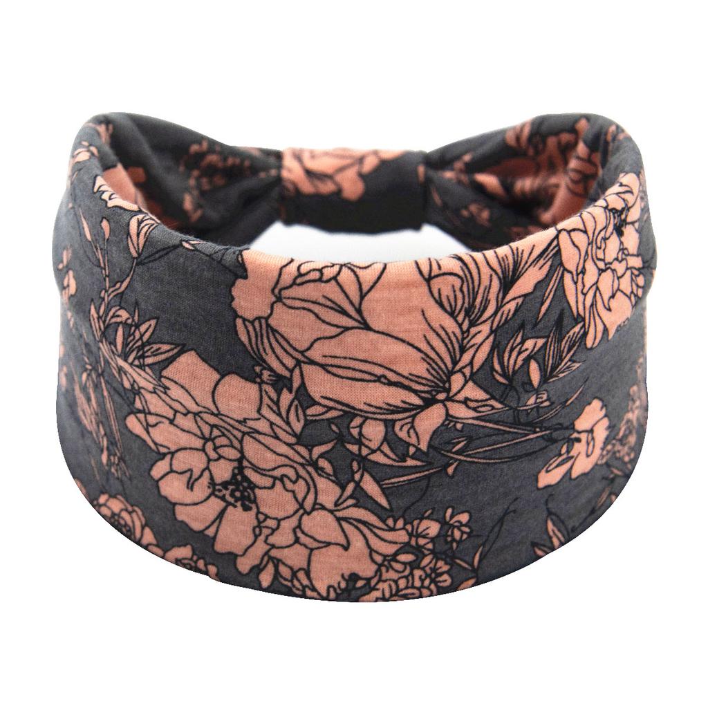 Bohemian Cashew Yoga Übung Stirnband Anti Schweiß und Feuchtigkeit Absorbieren Elastische Baumwolle Stirnband Knoten Stirnband