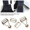 10 pezzi 2,7 cm Clip per bretelle complete con fibbie a rullo Fibbia regolabile Sostituzione Per salopette