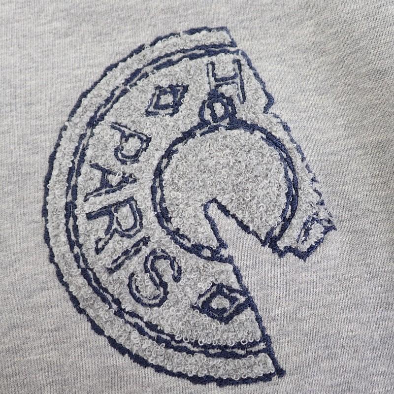 HERMES  H667780HA76SM S  Sweat Gray/gray Cotton Mens