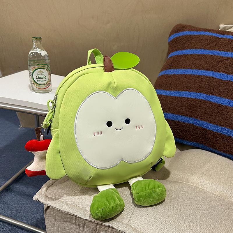 

Рюкзак с узором яблок, уличная сумка для отдыха через плечо, модная сумка кроссбоди Small зелёный