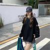 Women Clothing Hole Hollow Out Loose Trend T-Shirts Spring Autumn New Long Sleeve O-neck Plus Size Casual Tops Fashion Vintage