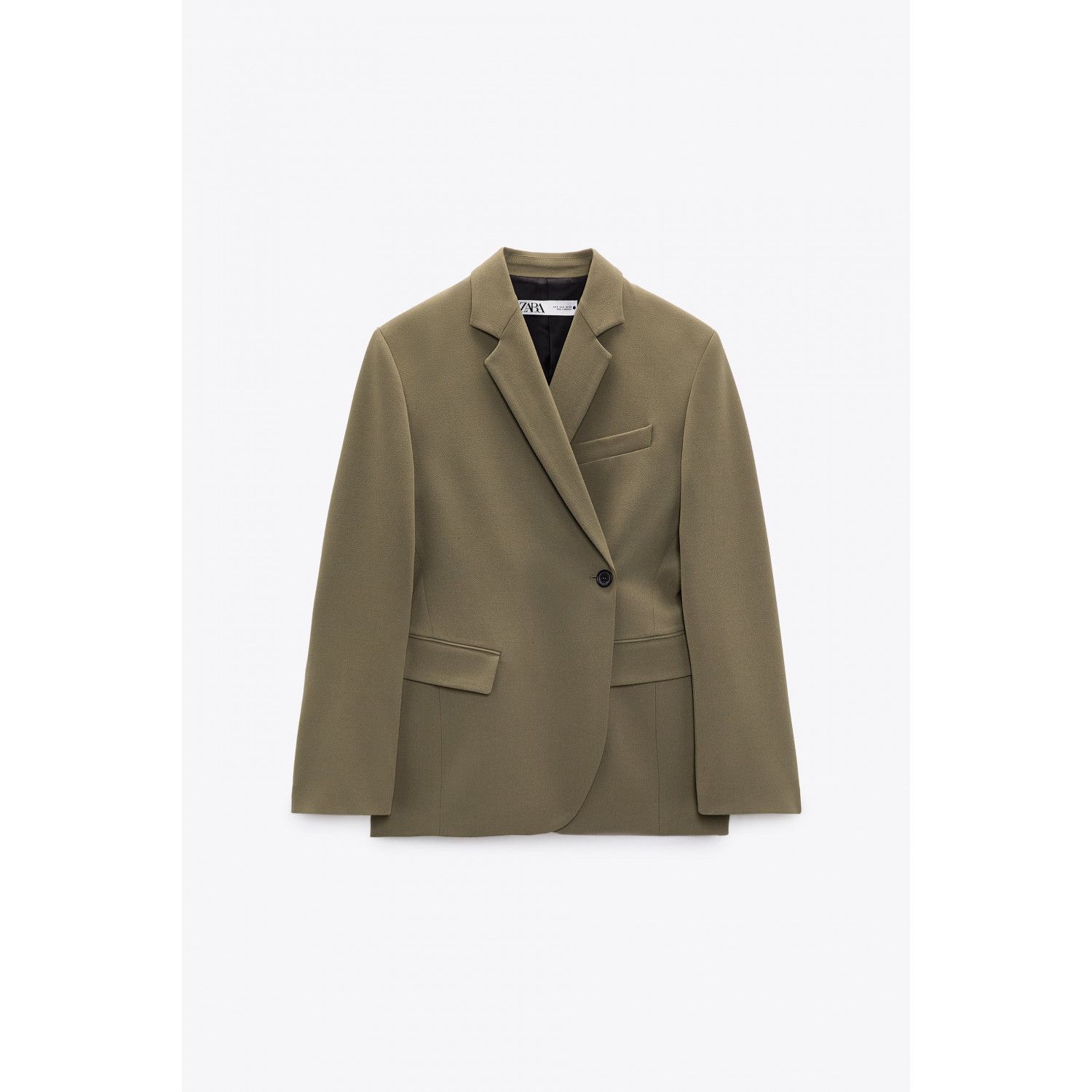 

DOUBLE-BREASTED BUTTONED BLAZER