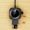 4-in-1 USB 3.0 Hub Splitter: High-Speed Multi-Interface Data Transmission with Instant Read Capability