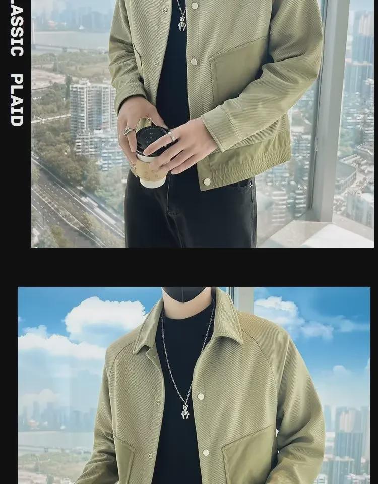 2023 Men's Youth Versatile Baseball Jacket - Trendy Casual Spring/Autumn Top