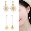 Women Bright Daisy All Matching Flower Earrings Delicate Fashion Earrings