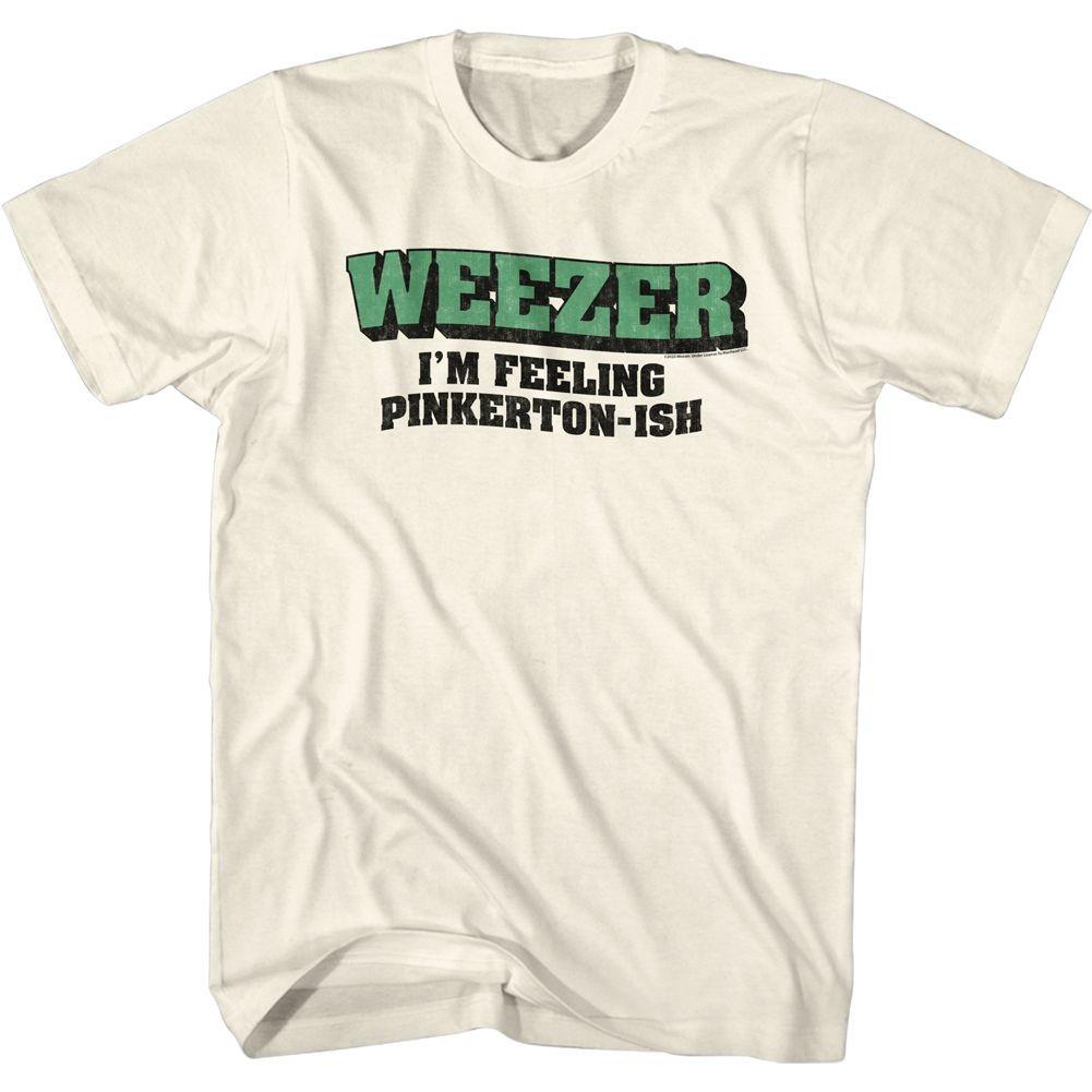Weezer Pinkerton Иш Натуральный Альтернативный Рок Музыкальная Группа Футболка Топы Футболки Мужская Женская Унисекс 2XL