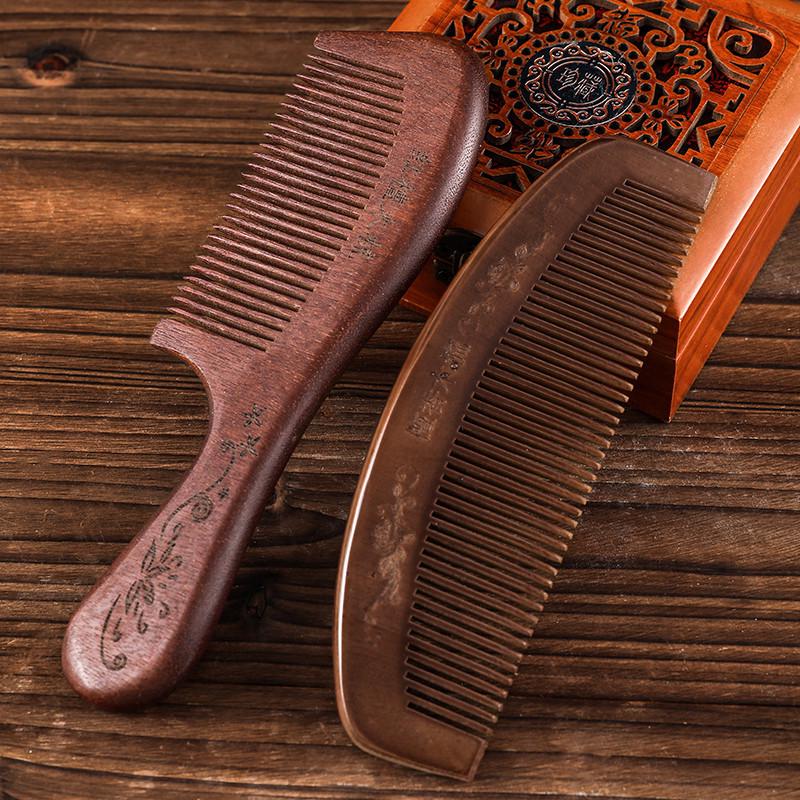 

Natural Peach & Sandalwood Anti-static Comb for Men & Women