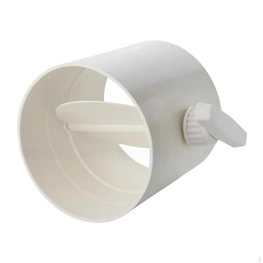 Duct Manual Volume Damper Adjustment Airflow Ducting Backdraft PVC Air Check Valve for
