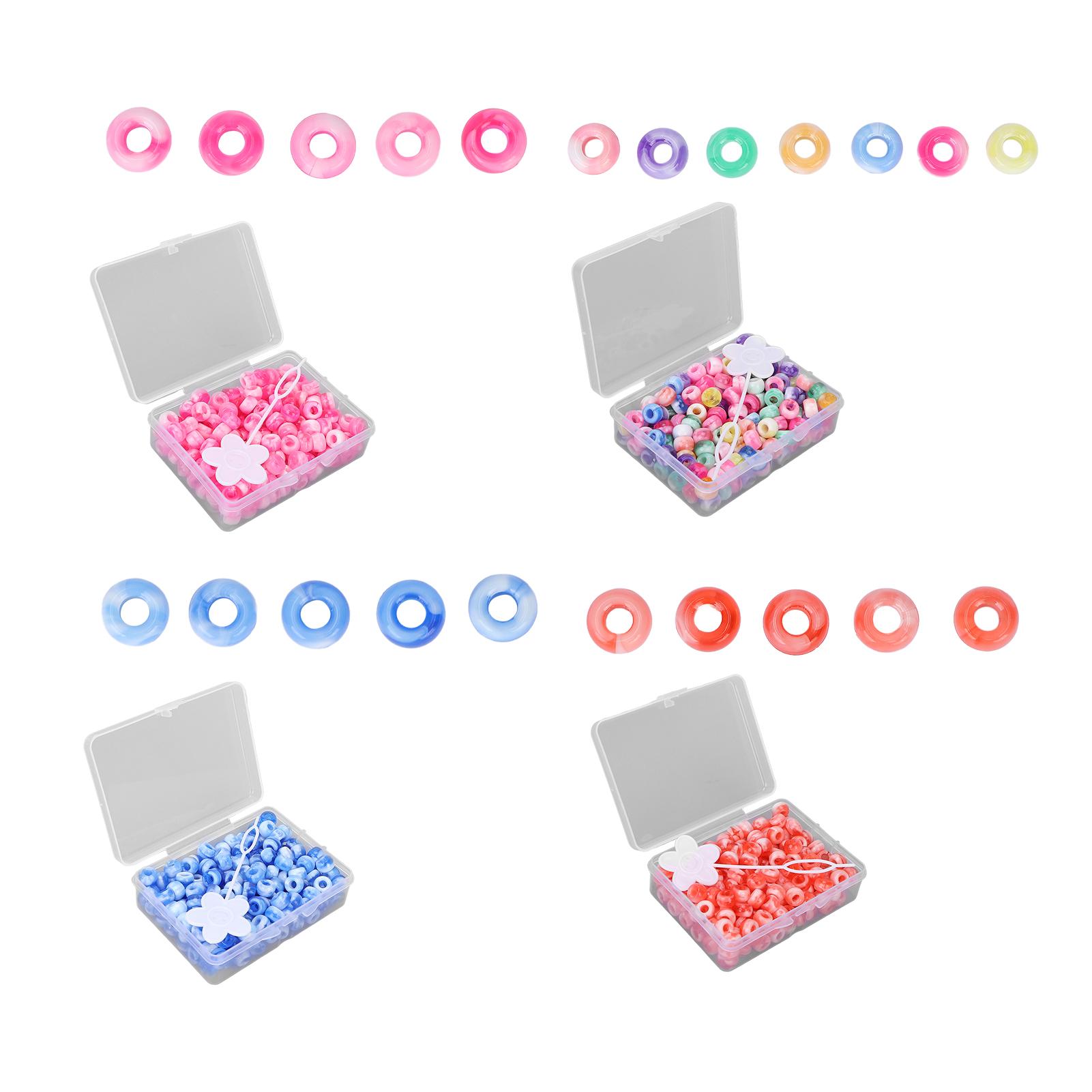 Набор бусин Pony для изготовления украшений в конфетных цветах — фото 11