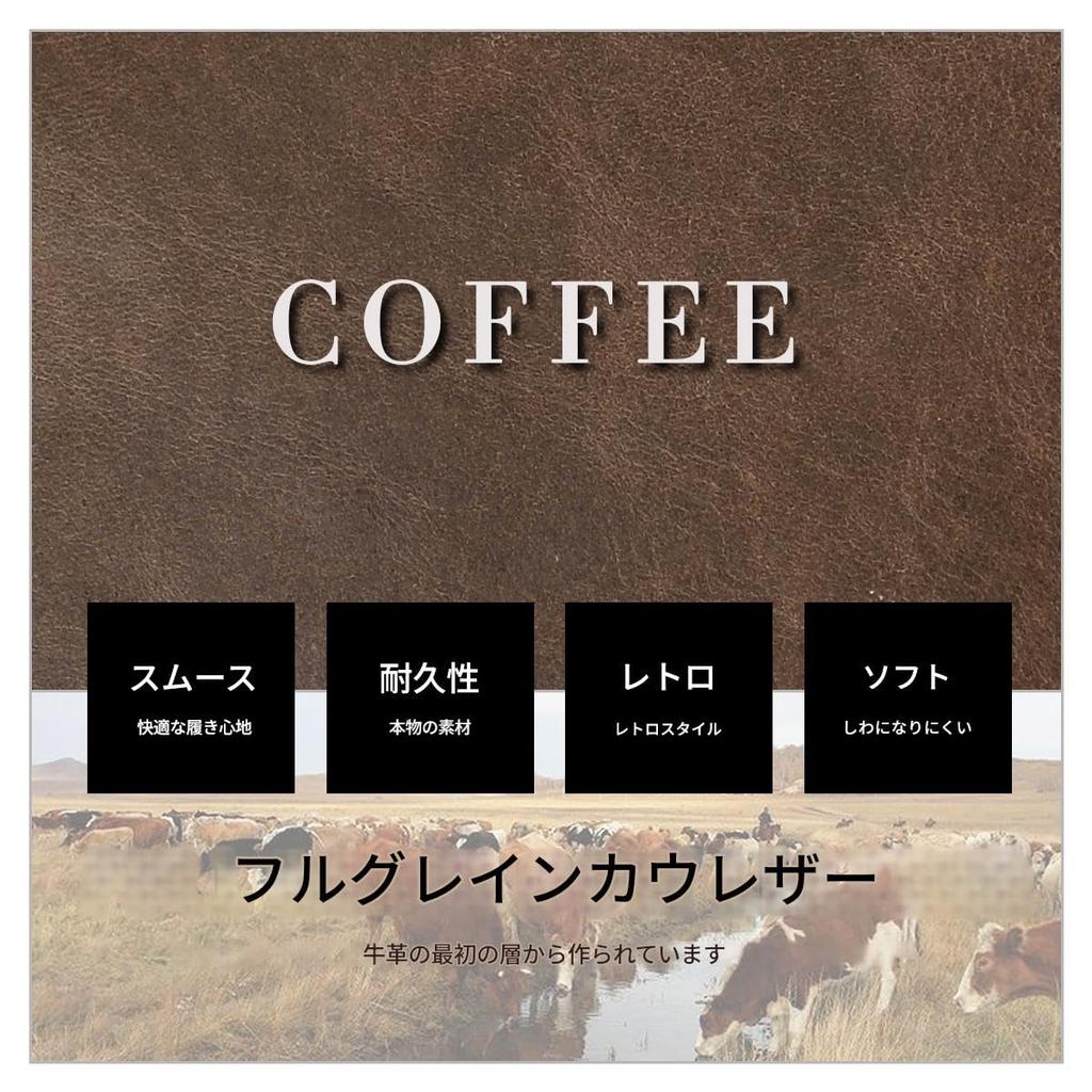 Contact's series all-grain ultra-thin bifold wallet with card slots, slim design for men and women (Coffee)