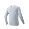 Anta Running Series Moisture Wicking Quick Dry Long Sleeve Knit Shirt Spring 2026 T-Shirt Men tops Frost-Tower-Gray 952615401-2