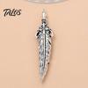 Alloy Feather Jewelry 1/2Pcs Vintage Brooch for Men, Silver Lapel Jewelry, Clothing Decoration Pin Decorative Badge Clothes Bag Hat Scarf Suits Shape