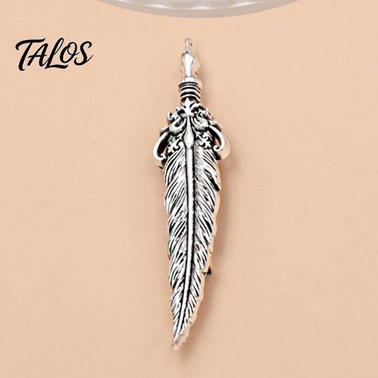 Alloy Feather Jewelry 1/2Pcs Vintage Brooch for Men, Silver Lapel Jewelry, Clothing Decoration Pin Decorative Badge Clothes Bag Hat Scarf Suits Shape