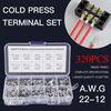 320 Pcs Non-Insulated Ring Fork U-Terminal Connector Wire Connector Durable