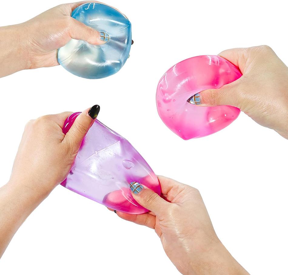 Maltose Cube Stress Squeeze Toy Ice Cube Stress Ball For Adults Kids Sensory Fidget Toy Anxiety Relief Square Shape Squishy Ball