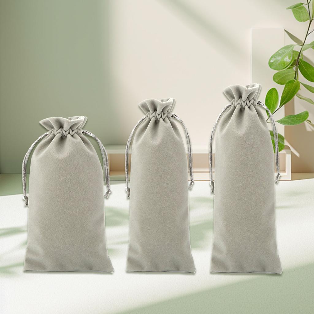 Multifunctional Drawstring Storage Bag Flannelette Gift Packing Bag Perfect for Organizing Clothes and Small Items